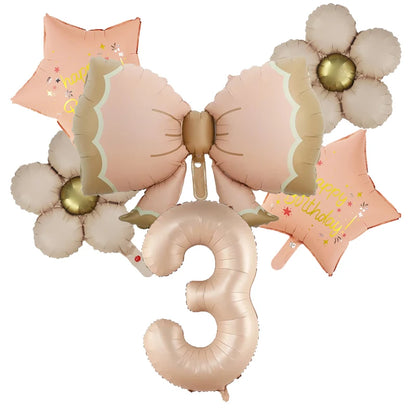 Butterfly Balloons 2 3 4 5th Birthday Decor for Girls Pink Butterfly Foil Balloons for Butterfly Themed Party Wedding  Decors Good Vibrations