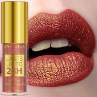 14 Colors Glitter Metallic Lip Glaze Shiny Long Lasting Lip Gloss Waterproof Liquid Lipstick Makeup Lip Oil Lip Tint Gifts for W Good Vibrations