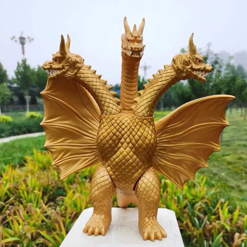24cm Godzilla King of Monsters Runaway Mechanical Red lotus Planet Godzilla Action Figure Collection Model Toy Kid Birthday Gift Good Vibrations