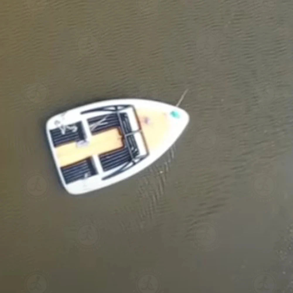 Lake River Inflatable Boat Floating Platform Inflatable Fishing Boat Yacht Good Vibrations