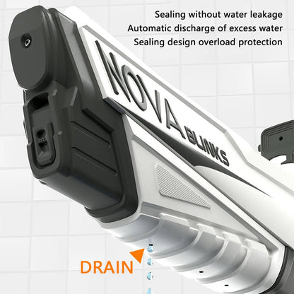 Automatic Electric Water Gun Auto Suction Water Guns for Adult Kids Battery Powered Squirt Blaster Summer Pool Beach Outdoor Toy Good Vibrations