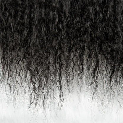 Knotless Braided Wigs With Curly Hair 13x6 Synthetic Braided Wigs Cornrows Wigs Afro Kinky Curly  Braided Wigs For Black Women Good Vibrations