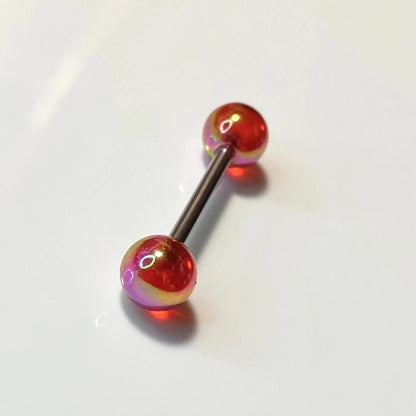 Tongue Nail Fashion Acrylic Tongue Ring Piercing Ear Nipple Rings Wear Lip Retro Stud Earring Puncture Jewelry Good Vibrations