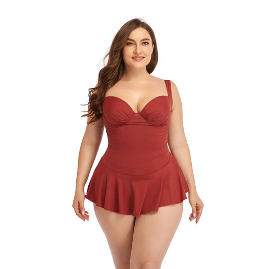 Large Size Women's Swimsuit 2025 Stylish New Bikini Set Swimwear for Women Sexy  Swim Chubby Bathing Suits Swimming One Piece Good Vibrations