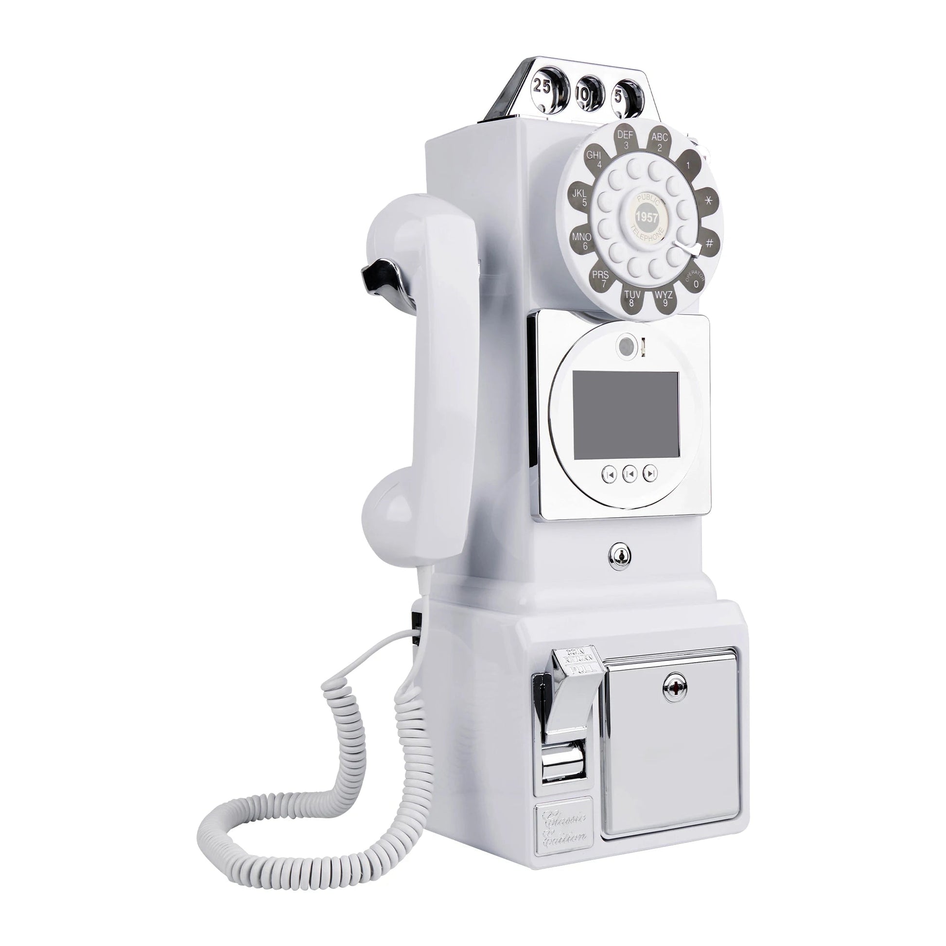 wedding party video guest book phone  Retro style retro phone booth  message recording 32G MP4 video audio message book phone Good Vibrations