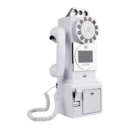 wedding party video guest book phone  Retro style retro phone booth  message recording 32G MP4 video audio message book phone Good Vibrations