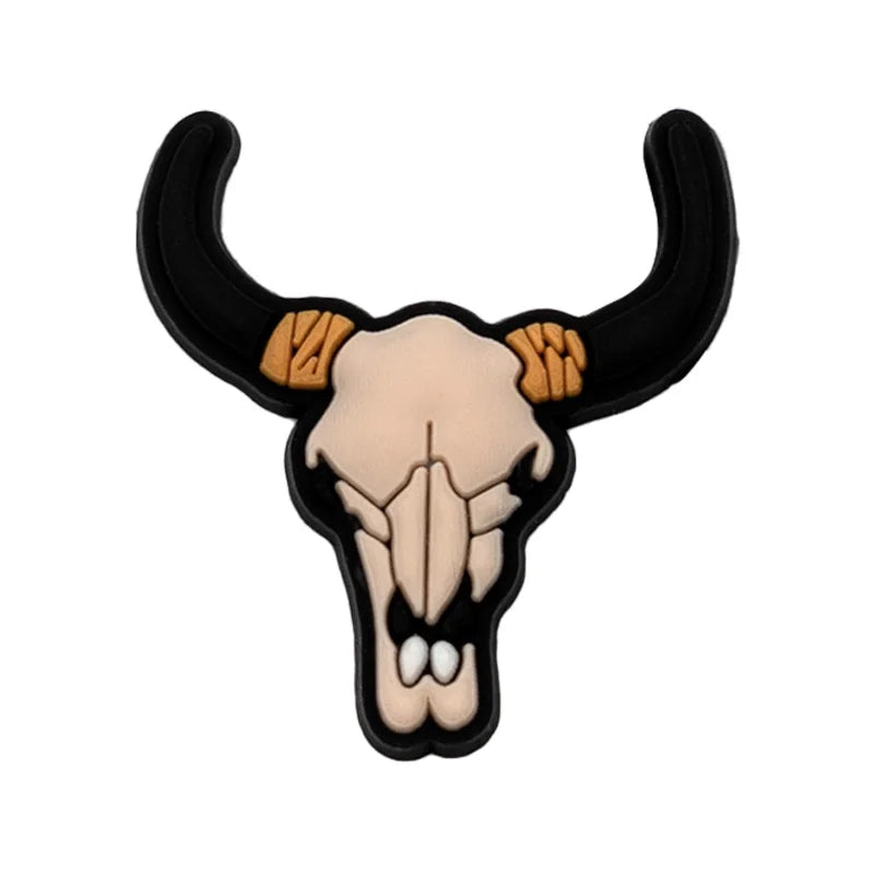 1/11pcs Cowboy Cowgirls Style Shoe Charms for Women Girls, Cactus Shoe Charms Decorations Accessories Pins for Kids,Clog Buckles Good Vibrations