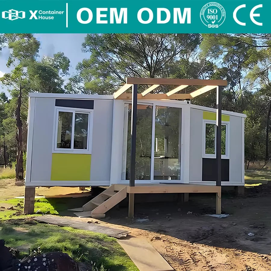 20ft 40ft Expandable Granny Flat Prefabricated Portable Container House Tiny House Prefabricated Foldable Container House Good Vibrations