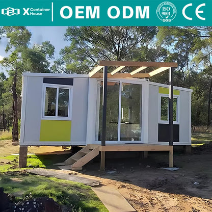 20ft 40ft Expandable Granny Flat Prefabricated Portable Container House Tiny House Prefabricated Foldable Container House Good Vibrations