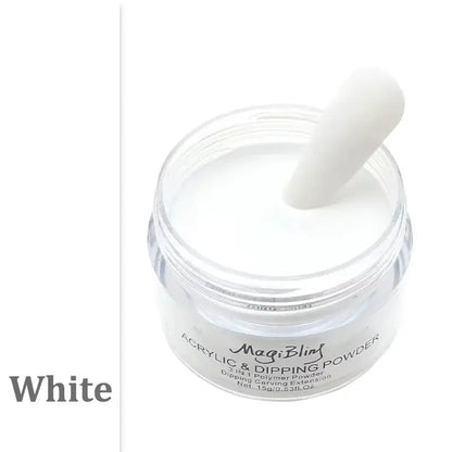 15g Acrylic Powder Light Color Carving Nail Polymer Tip Extension Crystal Powders Manicure Professional Nails Art Accessories Good Vibrations