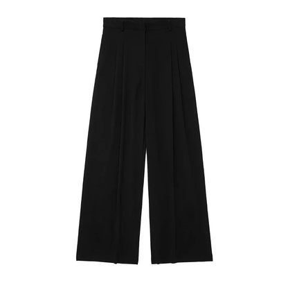 MUJER Pants Sets For Women 2 Pieces Off Shoulder Sleeveless Vest Woman Outfit Fashion Wide Leg Pants Elegant Casual Women's Set Good Vibrations