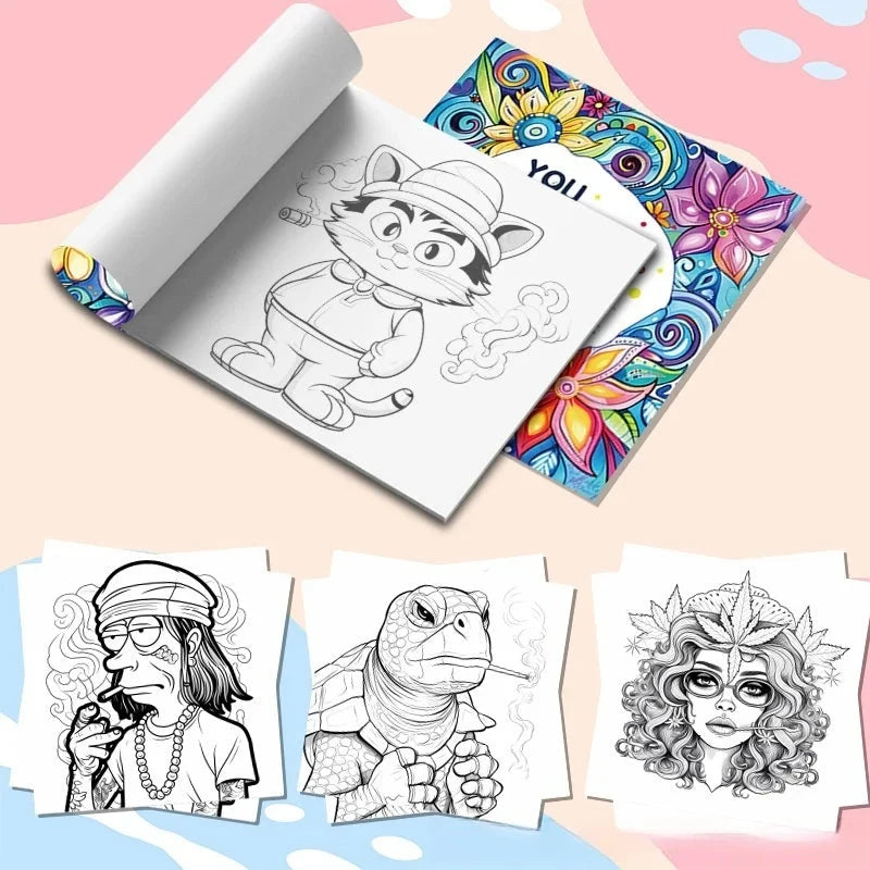 Blacking Me Out: Picture Books for Adults and Teens Coloring Books for Decompressing Relaxing and Imaginative Coloring Good Vibrations