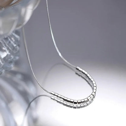 925 Sterling Silver AAA Zircon Necklace Chain High Quality Fashion Jewelry For Women Men Wedding Birthday Party Gift Good Vibrations