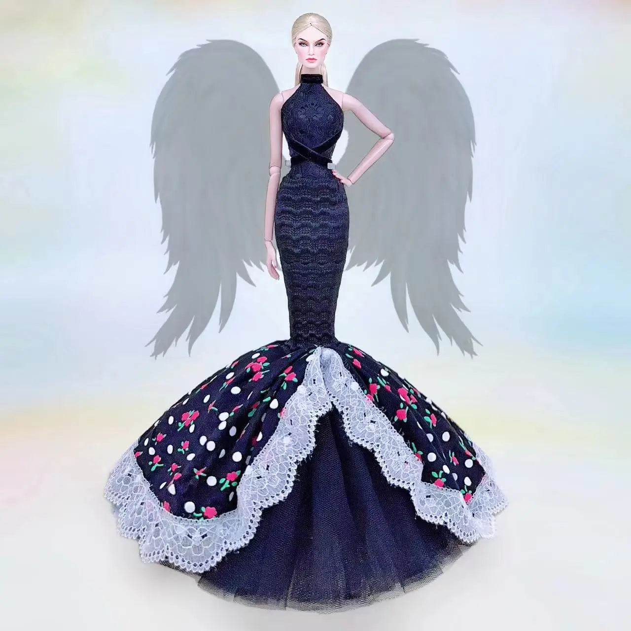 fashion for barbie elegant lady wedding dress for 30cm doll clothes princesa for bjd 1/6 dress long dress accessories Good Vibrations