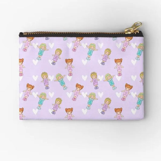 Vintage Polly Pocket Dolls Nostalgic 8  Zipper Pouches Men Panties Pocket Key Coin Small Socks Packaging Money Storage Women Good Vibrations