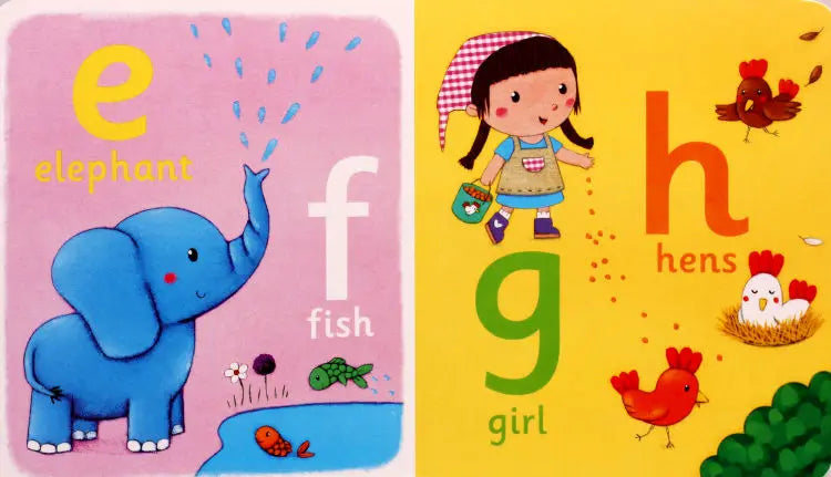 10books/set English Books Usborne Very First Words Hardcover Board Book Children's Enlightenment Educational  Picture Textbook Good Vibrations