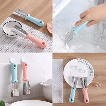 Kitchen Clean Gadget Portable Useful Fridge Accessories 1PC Defrosting Shovel Stainless Steel Freezer Ice Scraper Deicing Tool Good Vibrations