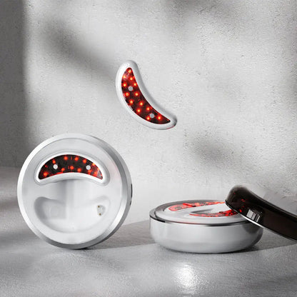 Led Red Light Eye Care Therapy Ems Massager With Gel Patch For Treatment Under Eye Wrinkle Good Vibrations