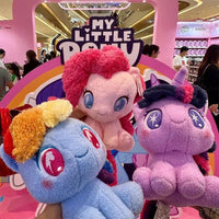 My Little Pony Plush Doll Pony Baby Li Series Q Edition Sitting Dolls Cartoon Soft Ornament for Girls' Birthday Companion Gifts Good Vibrations
