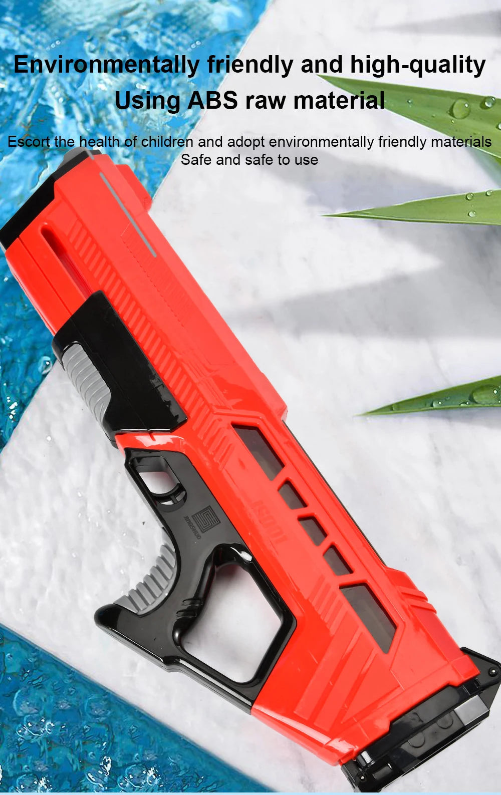 Outdoor Water Gun Toys Electric High Pressure Large Capacity Water Gun Summer Beach Swimming Pool Game Interactive Kids Toys Good Vibrations