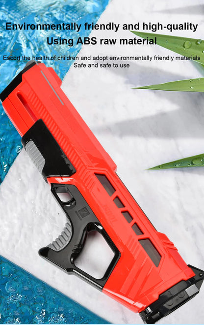 Outdoor Water Gun Toys Electric High Pressure Large Capacity Water Gun Summer Beach Swimming Pool Game Interactive Kids Toys Good Vibrations
