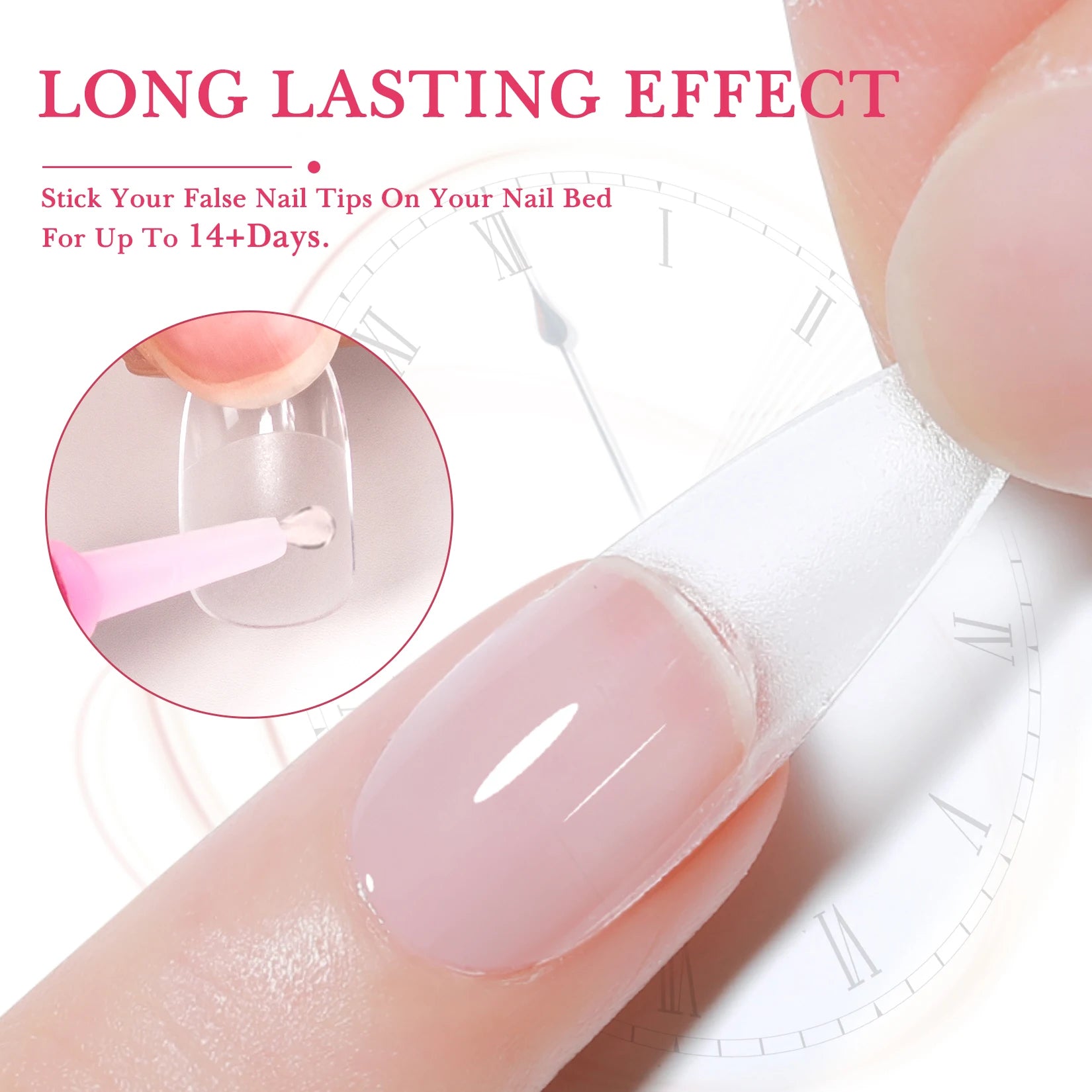 14PCS Nail Glue for Press on Nails for Nail Tips Acrylic Nail Glue Long Lasting Super Strong Nail Glue for Nails Salon Good Vibrations
