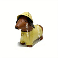 2025 new doll bag creative cute and funny hunting dog shaped contrasting color design sense niche single shoulder crossbody bag Good Vibrations