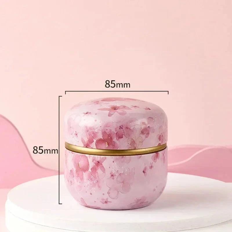 Tea Caddy Tea Box Containers Candle Cans Coffee Candy Snacks Small Tin Mini Portable Storage Boxes Sealed Jars Packaging Teaware Good Vibrations