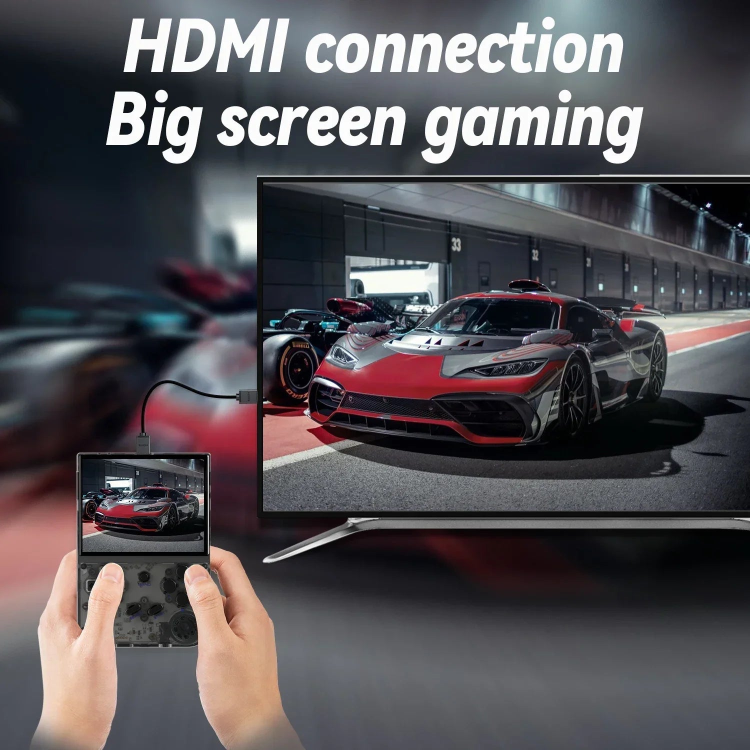 ANBERNIC RG35XX Handheld Game Console H700 Processor 3.5'' IPS Screen Linux System Retro Portable Video Console 2024 New Model Good Vibrations
