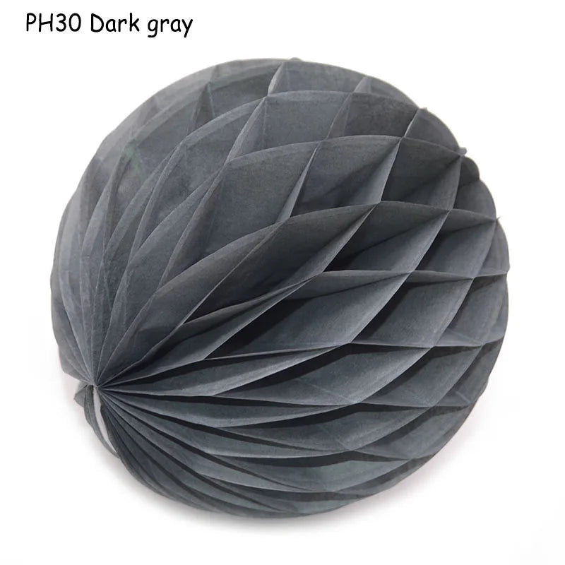 5pcs/lot 10/15cm Decorative Paper Honeycomb Ball Pastel Flower Wedding Kid Birthday Party Decoration Baby Shower Supplies8Z Good Vibrations