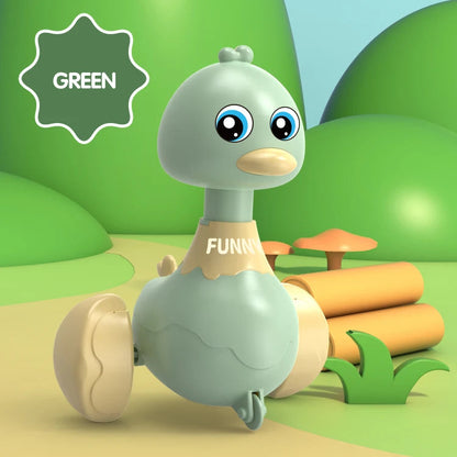 Baby Toy Swing Duck Toy Cartoon Press Vehicles Glide Animal Inertia Pull Back Cars Early Education Toys for Toddlers Boys Girls Good Vibrations