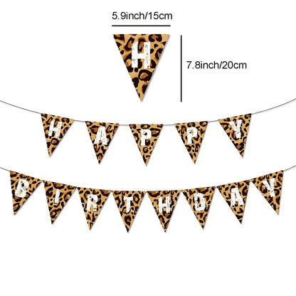 Jungle Animal Print Party Paper Plates Tiger Giraffe Leopard Disposable Plate Kids Birthday Decor Safari Themed Party Supplies Good Vibrations