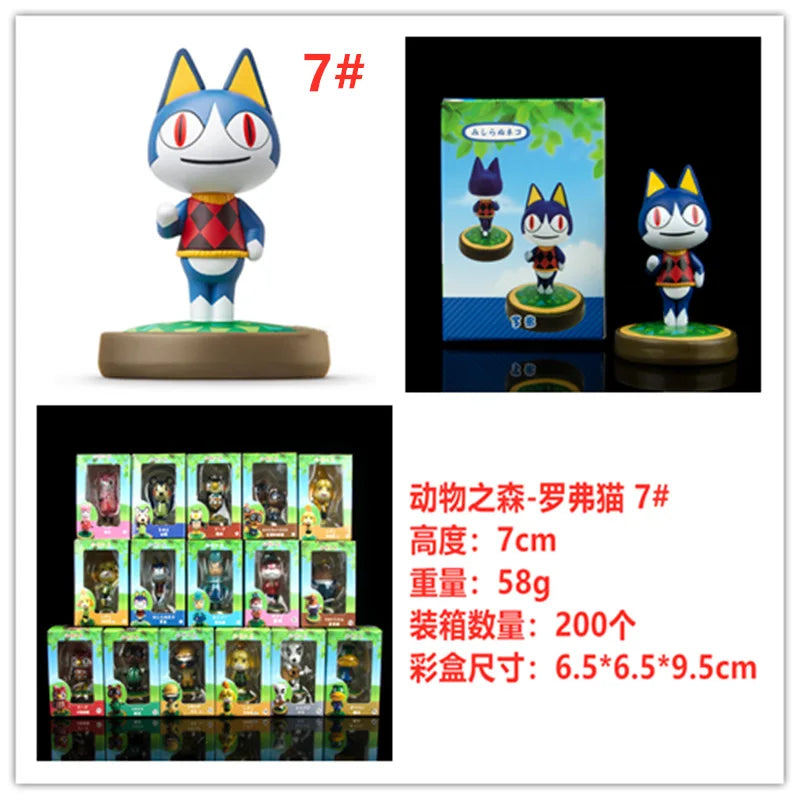 16th Edition Animal Crossing Friends Friendship Family Portrait Figure Set - Shiri Hikari Game Anime Figure Set Good Vibrations