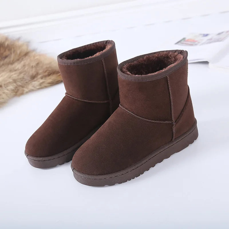 Women Snow Boots Australia Classic  Women Ankle Boots Customized Winter Faux Fur Women Shoes Good Vibrations