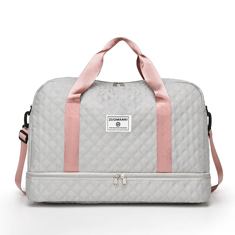 Lightweight Luggage Bag, Large Capacity Travel Duffle Bag Gym Tote Bags, Shoulder Weekender Overnight Bag Good Vibrations Adult Super Store