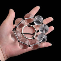 5 Sizes Glass Anal Beads Vaginal Balls Butt Plug Toy BDSM Massager Beads Inserted Plug Erotic Anal Bead Viabrator Accessories GOOD Vibrations