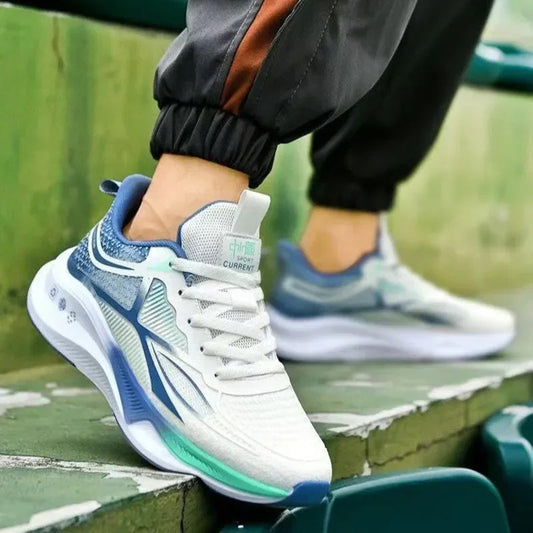 Running & Walking Men's Shoes - Lace-up, Lightweight, Comfortable & Breathable Tennis Sneakers Good Vibrations