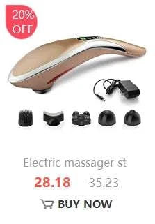 Bicycle seat look-alike massager with attachments for men and women, 20% discount.