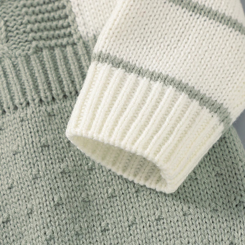 Baby Bodysuits Long Sleeve Spring Autumn Outwear Newborn Boy Girl Knitted Onesie Winter One Pieces Toddler Infant Unisex Clothes Good Vibrations