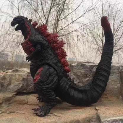 24cm Godzilla King of Monsters Runaway Mechanical Red lotus Planet Godzilla Action Figure Collection Model Toy Kid Birthday Gift Good Vibrations