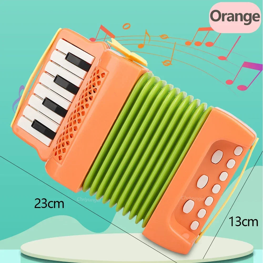 Toddler Accordion Toy - Musical Instrument for Kids, Early Music Exploration Gift for Boys & Girls 3 Years Good Vibrations