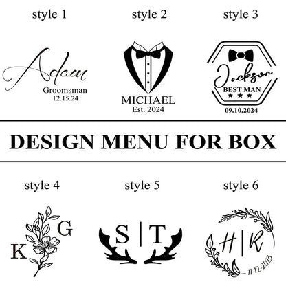 Personalized Wedding Cufflinks Father of the Bride Gift Custom Groomsmen Cufflinks from Bride Good Vibrations