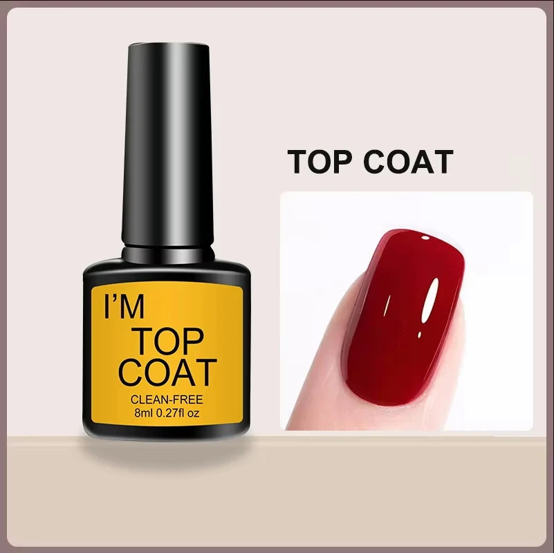 Nail Gel Polish 36 Color Gel Nail Polish Semi Permanent Gel Vernis Base Top Coat Nail Art Manicure Soak Off LED UV Gel Varnishes Good Vibrations