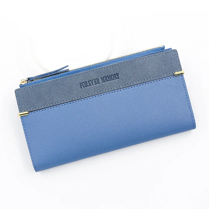 Long Purses For Women Wallet New Fashion Long Coin Purse Card Holder Small Ladies Wallet Female Hasp Mini Clutch billetera bolas Good Vibrations