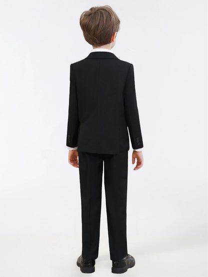 Boys Suits Colorful Formal Suits 5 Piece Slim Fit Dresswear Suit Set School Uniforms Good Vibrations