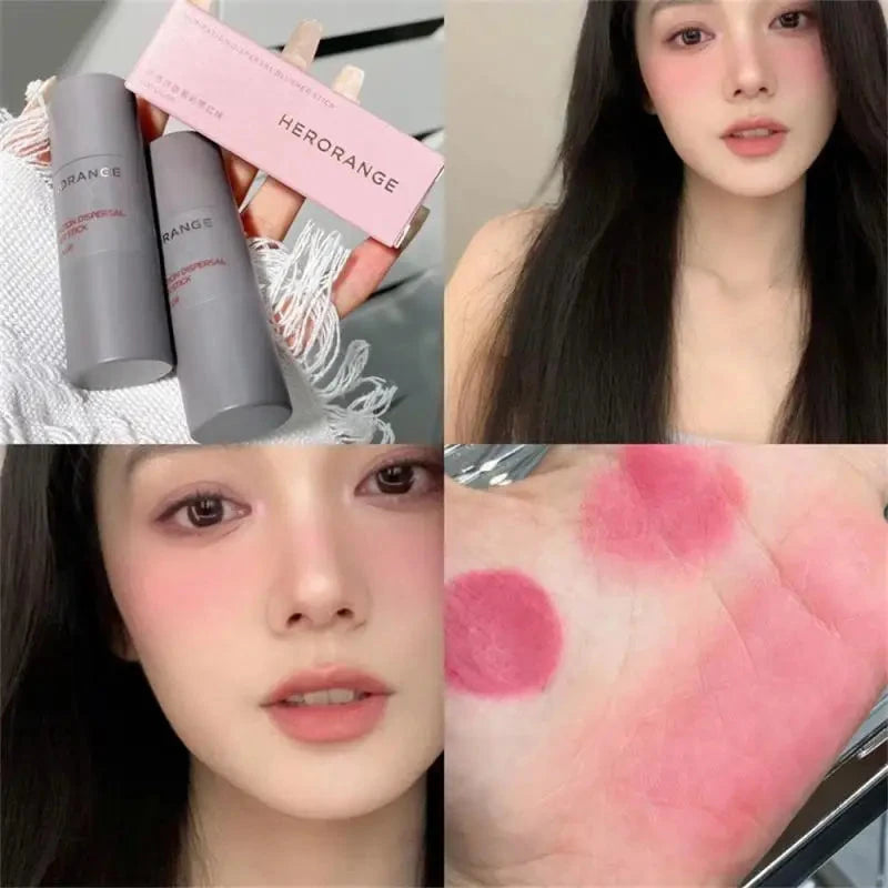 Multi-function Blush Stick Blusher Cream Natural Cheek Face Lip Lasting Waterproof High Color Rendering Brighten Skin Makeup Good Vibrations