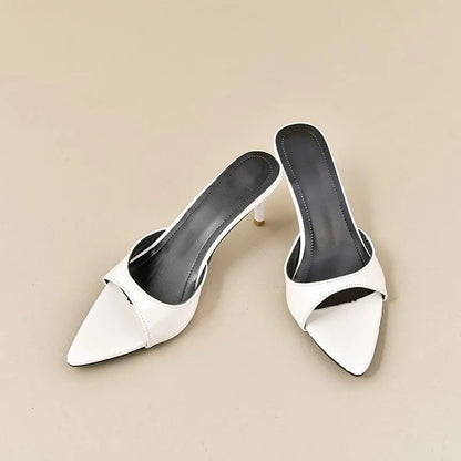 Women's High Heels Summer Slippers Women Sandals Fashion Classic Pointy Open Toe Stiletto Heels Sexy 2026 High-heeled Slippers Good Vibrations