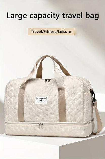 Lightweight Luggage Bag, Large Capacity Travel Duffle Bag Gym Tote Bags, Shoulder Weekender Overnight Bag Good Vibrations Adult Super Store