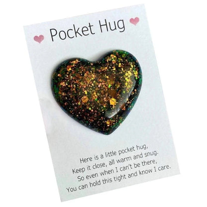 Heartwarming Pocket Hug, Thoughtful Gift Pocket Hugs Heart for Friend Loved Ones Good Vibrations