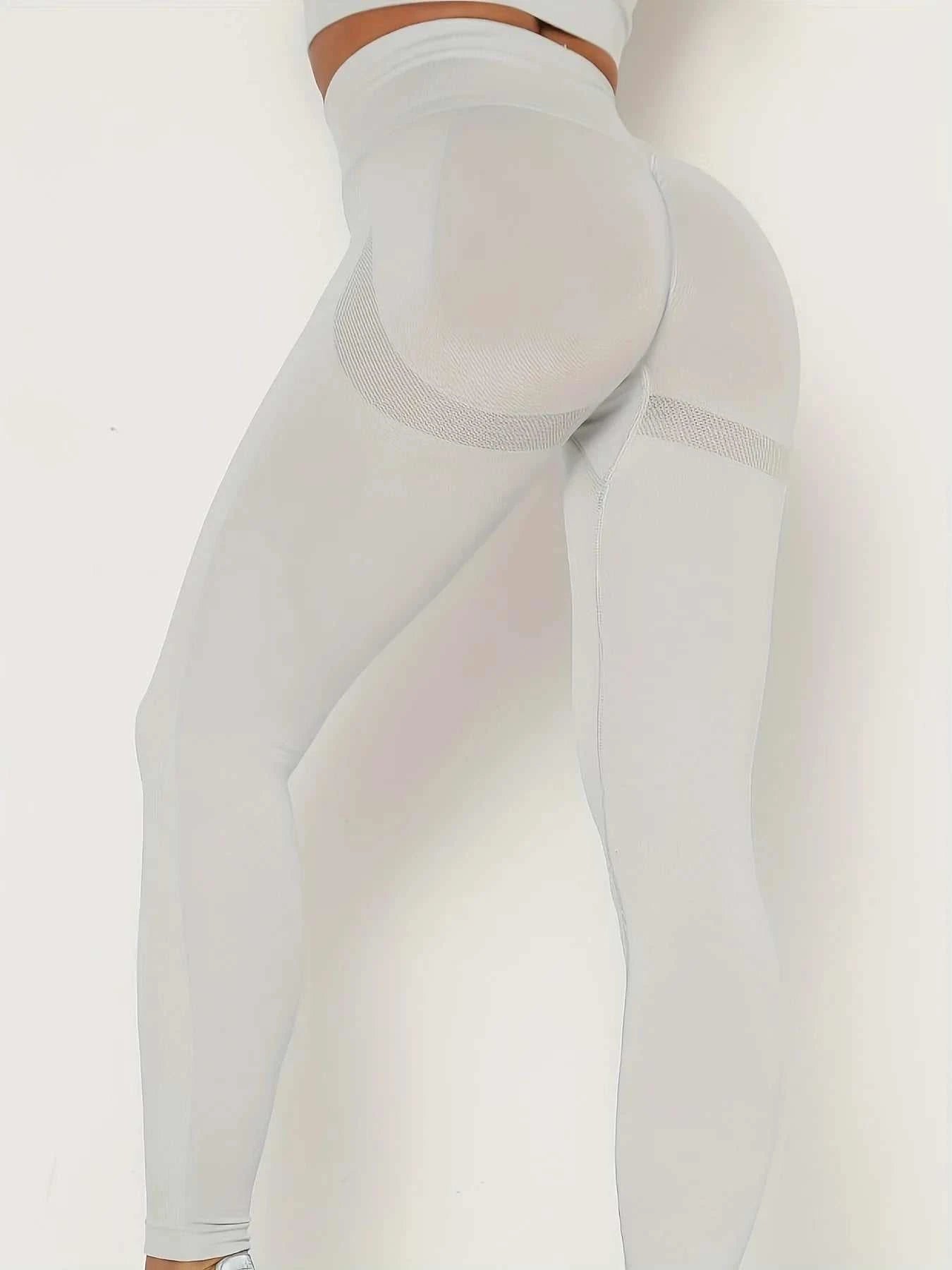 Seamless Butt Lifting Workout Leggings for Women High Waist Yoga Pants Compression Contour Tights Good Vibrations